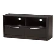 Carlingford Wood Two-Drawer TV Stand (Black)