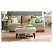 Rittenhouse Cocktail Ottoman Bench in Natural Biege Color