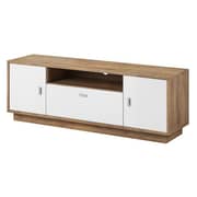 Twist TV Unit (Oak/White)
