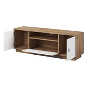 Twist TV Unit (Oak/White)