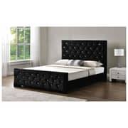 Arya Bedframe King Bed without Mattress Black