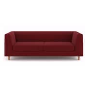 Rubik Sofa Three Seater Sofa in Red Color