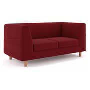 Rubik Sofa Three Seater Sofa in Red Color
