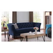 Gilmore Chesterfield Sofa in Navy Blue Color