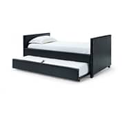 Metro Faux Leather Day Bed in Black Color