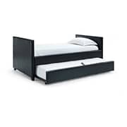 Metro Faux Leather Day Bed in Black Color