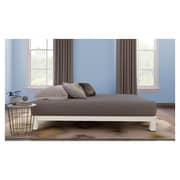 Motif Design Aura White Platform King Bed without Mattress White