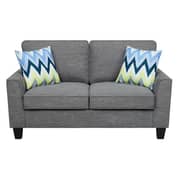Serta Astoria Deep Seating Loveseat in Grey Color