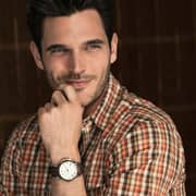 Fossil FS4735 Grant Chronograph Brown Leather Watch