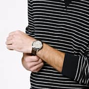 Fossil FS4735 Grant Chronograph Brown Leather Watch