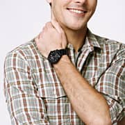 Fossil FS4775 Machine Black Stainless Steel Watch