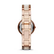 Fossil ES3716 Virginia Rose-Tone & Horn Acetate Stainless Steel Watch