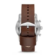 Fossil FTW1150 Hybrid Smartwatch - Q Commuter Dark Brown Leather