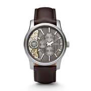 Fossil ME1098 Mechanical Twist Brown Leather Watch