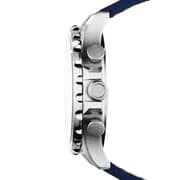 Fossil JR1480 Nate Chronograph Navy Leather Watch