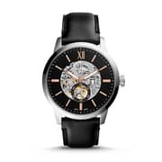 Fossil ME3153 Townsman 48mm Automatic Black Leather Watch