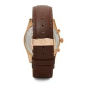 Omax PG11R65I Mens Multifunction Leather Watch