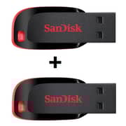 Sandisk SDCZ50-032G-B35 Cruzer Blade USB Flash Drive 32GB 2Pcs Bundle