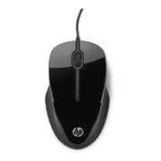HP H4K66AA X1500 Wired Mouse Black