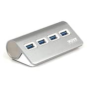 Port Designs 900121 4 Port USB Hub 3.0 Silver