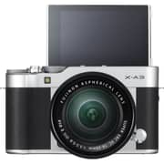 Fujifilm X-A3 Mirrorless Digital Camera Silver With XC 16-50mm Lens