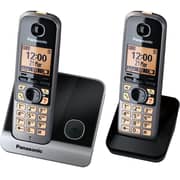Panasonic KXTG 6712 Cordless Telephone Black