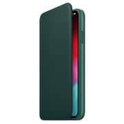 Apple Leather Folio Case Forest Green For iPhone XS Max