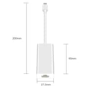 Linkcomn LCSA02 Type C To Gigabit Ethernet Adapter White