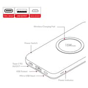 Trands TRPB1309 Fast charging Wireless Power Bank 10000mAh Quick Charge 3.0
