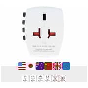 Skross 1302930 Travel Adapter 2.4A World MUV USB White