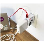 Skross 1302930 Travel Adapter 2.4A World MUV USB White