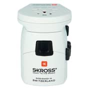 Skross 1302535 PRO - World & USB Multi Adapter 6.3A White