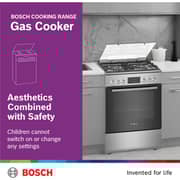 Bosch 4 Gas Burners Cooker HXQ38AE50M