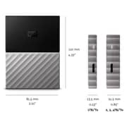 Western Digital My Passport Ultra Metal Portable External Hard Drive USB 3.0 2TB + Sandisk SDWS4-016G-G46 Wireless Stick 16GB