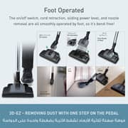 Panasonic Vacuum Cleaner 2100 Watt, Red, MC-CJ915
