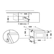Ariston Built In Microwave MN313IXA