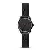Fossil ES4489 Ladies Watch - Tailor Three-Hand Black Stainless Steel