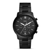 Fossil FS5474 Mens Watch - Neutra Chronograph Black Stainless Steel
