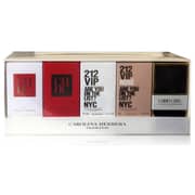 Carolina Herrera Miniature Perfume Gift Set For Women (Carolina Herrera CH 8ml EDT + CH Privee 5ml + 212 VIP 5ml + 212 VIP Rose 5ml + Good Girl 7ml)