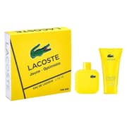 Lacoste Jaune Optimistic Gift Set For Men (Lacoste Jaune Optimistic 100ml EDT + 150ml Shower Gel)
