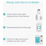 TP-Link Deco M4 AC1200 Dual Band Whole Home Mesh WiFi System (2-pack)