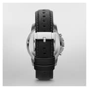 Fossil FS4812IE GrantChronograph Black Leather Men Watch
