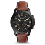 Fossil FS5241 Grant Chronograph Luggage Leather Watch