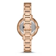 Fossil ES4452 Jocelyn Three-Hand Rose Gold-Tone Stainless Steel Ladies Watch