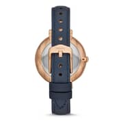 Fossil ES4456 Jocelyn Three-Hand Navy Leather Watch
