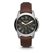 Fossil FS4813IE Grant Chronograph Brown Leather Men's Watch
