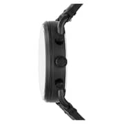 Fossil Commuter Chronograph Black Leather Watch For Men