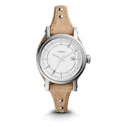 Fossil ES3908 Small Original Boyfriend Date Light Brown Leather Women's Watch