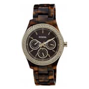 Fossil ES2795 Stella Multifunction Tortoise Resin Ladies Watch