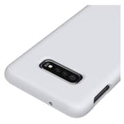 Samsung Silicon Cover White For Galaxy S10 Plus
